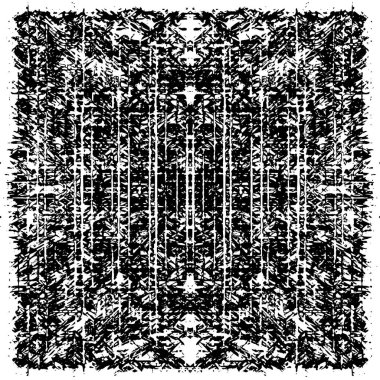 Grunge siyah beyaz doku şablon. 