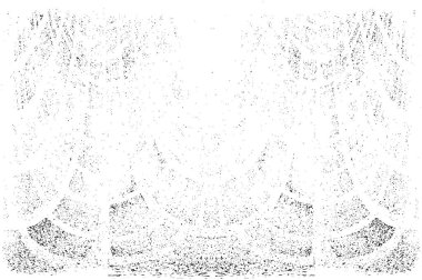 Grunge dikey olarak simetrik siyah beyaz doku. Tek renkli yıpranmış kaplama deseni. 