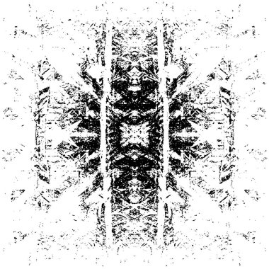 Grunge siyah beyaz doku şablon. 