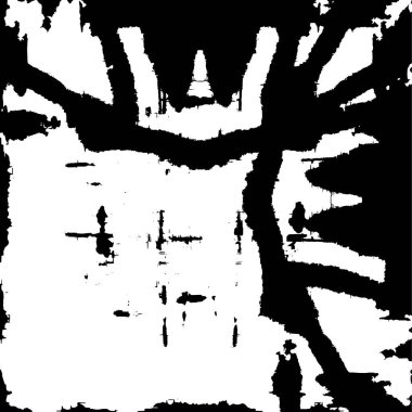 Grunge siyah beyaz doku şablon. 