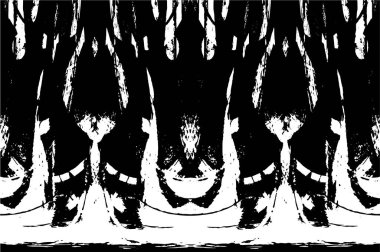 Grunge siyah beyaz doku şablon. 