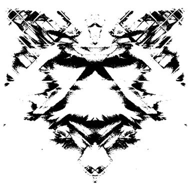 Grunge siyah beyaz doku şablon. 