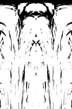 Grunge siyah beyaz doku şablon. 