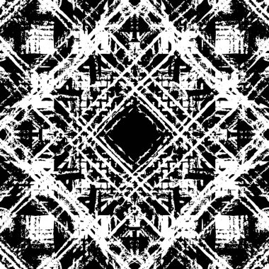 Grunge siyah beyaz doku şablon. 