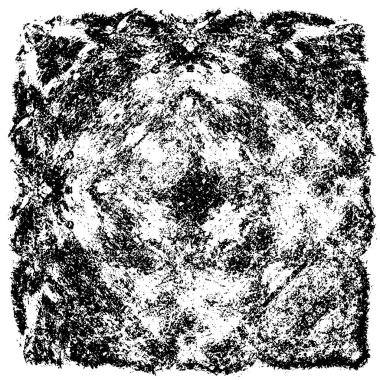 Grunge siyah beyaz doku şablon. 