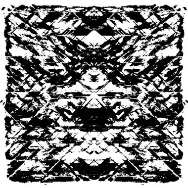 Grunge siyah beyaz doku şablon. 