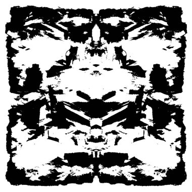 Grunge siyah beyaz doku şablon. 