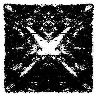 Grunge siyah beyaz doku şablon. 