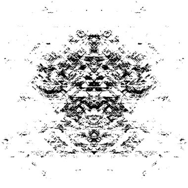 Gelecekçi soyut grunge geometrik modern desen 