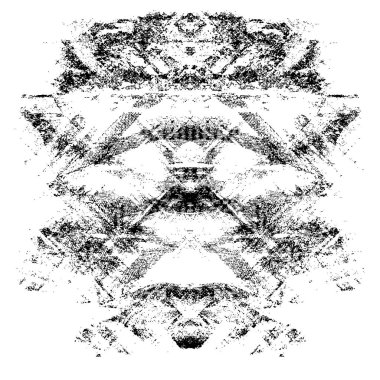 Gelecekçi soyut grunge geometrik modern desen 