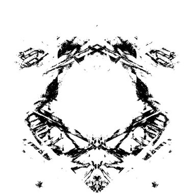 Gelecekçi soyut grunge geometrik modern desen 