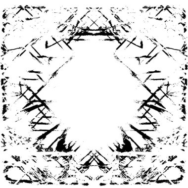 Gelecekçi soyut grunge geometrik modern desen 