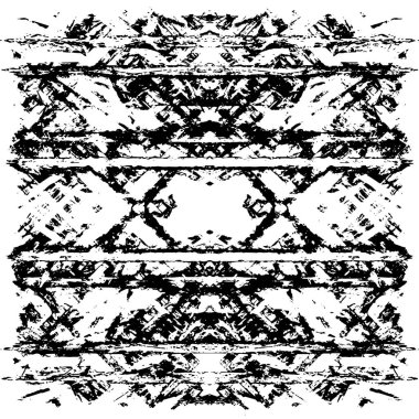 Siyah beyaz desenli, noktalı, çizgili ve çizgili sıkıntılı bir arkaplan..