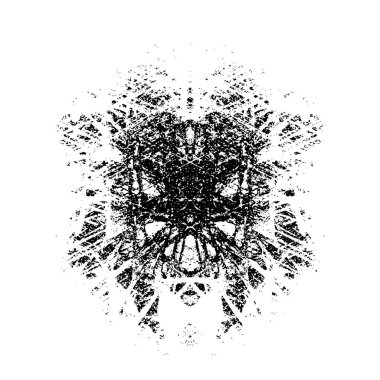 Gelecekçi soyut grunge geometrik modern desen 