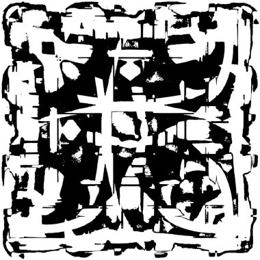 monokrom soyut arkaplan, siyah ve beyaz grunge deseni.