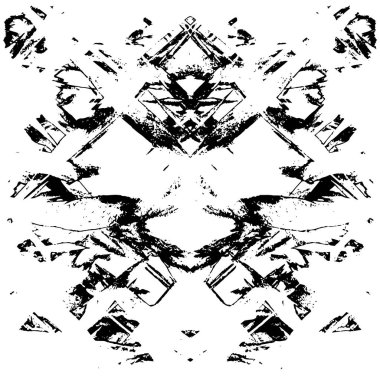 Gelecekçi soyut grunge geometrik modern desen 