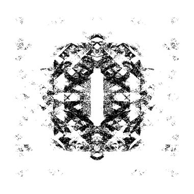 Soyut grunge arkaplanı. Monokrom dokusu. Resim siyah ve beyaz tonları içerir. 