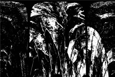 Soyut grunge arkaplanı. Monokrom dokusu. Resim siyah ve beyaz tonları içerir. 