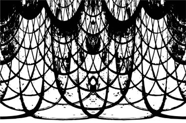 Soyut grunge arkaplanı. Monokrom dokusu. Resim siyah ve beyaz tonları içerir. 