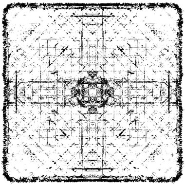 Soyut grunge arkaplanı. Monokrom dokusu. Resim siyah ve beyaz tonları içerir. 