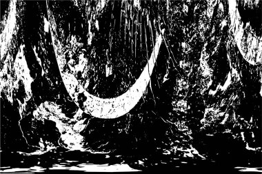 Soyut grunge arkaplanı. Monokrom dokusu. Resim siyah ve beyaz tonları içerir. 