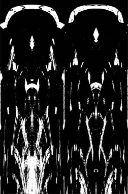 Soyut grunge arkaplanı. Monokrom dokusu. Resim siyah ve beyaz tonları içerir. 