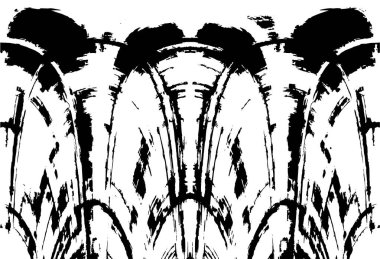 Soyut grunge arkaplanı. Monokrom dokusu. Resim siyah ve beyaz tonları içerir. 