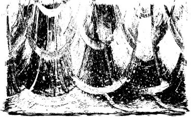 Soyut grunge arkaplanı. Monokrom dokusu. Resim siyah ve beyaz tonları içerir. 