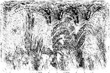 Soyut grunge arkaplanı. Monokrom dokusu. Resim siyah ve beyaz tonları içerir. 