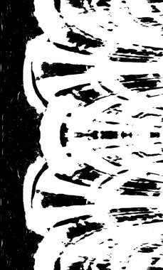 Soyut grunge arkaplanı. Monokrom dokusu. Siyah ve beyaz desenli arkaplan 