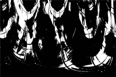 Soyut grunge arkaplanı. Monokrom dokusu. Siyah ve beyaz desenli arkaplan 