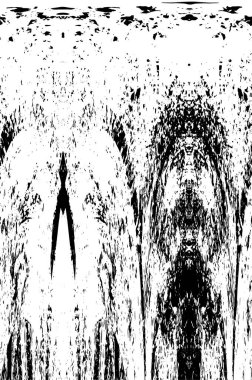 Soyut grunge arkaplanı. Monokrom dokusu. Siyah ve beyaz desenli arkaplan 