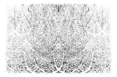 Grunge dikey olarak simetrik siyah beyaz doku. Tek renkli yıpranmış kaplama deseni. 