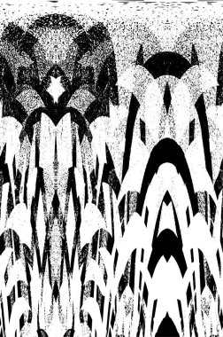 Soyut grunge arkaplanı. Monokrom dokusu. Siyah ve beyaz desenli arkaplan 