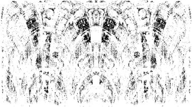 Soyut grunge arkaplanı. Monokrom dokusu. Siyah ve beyaz desenli arkaplan 