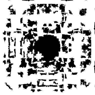 Soyut grunge arkaplanı. Monokrom dokusu. Siyah ve beyaz desenli arkaplan 