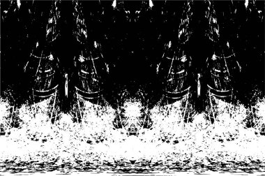 Siyah ve beyaz dokular. Soyut arkaplanın sıkıntı dokusu. 