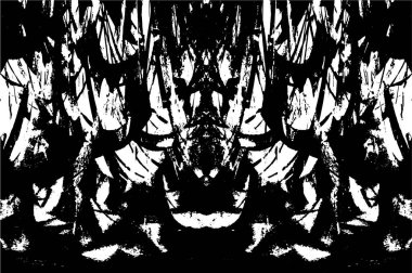 Siyah ve beyaz dokular. Soyut arkaplanın sıkıntı dokusu. 