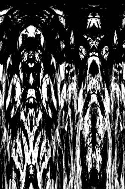 Siyah ve beyaz dokular. Soyut arkaplanın sıkıntı dokusu. 