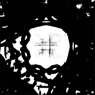 Siyah ve beyaz dokular. Soyut arkaplanın sıkıntı dokusu. 