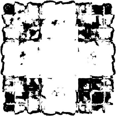 Siyah ve beyaz dokular. Soyut arkaplanın sıkıntı dokusu. 