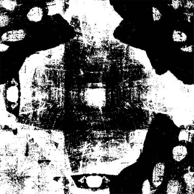 Siyah ve beyaz dokular. Soyut arkaplanın sıkıntı dokusu. 