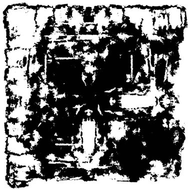 Siyah ve beyaz dokular. Soyut arkaplanın sıkıntı dokusu. 