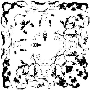 Siyah ve beyaz dokular. Soyut arkaplanın sıkıntı dokusu. 