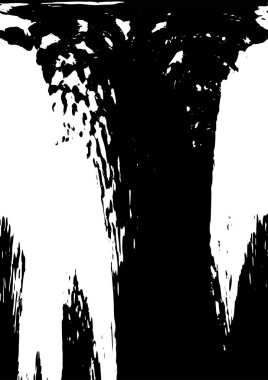 Siyah ve beyaz dokular. Soyut arkaplanın sıkıntı dokusu. 