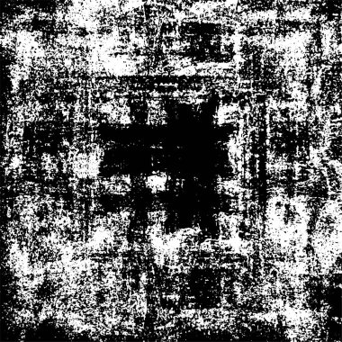 Siyah beyaz dokusunda sıkıntılı bir arka plan. soyut vektör illüstrasyonu. 