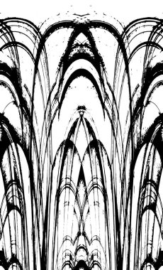 Siyah beyaz dokusunda sıkıntılı bir arka plan. soyut vektör illüstrasyonu. 