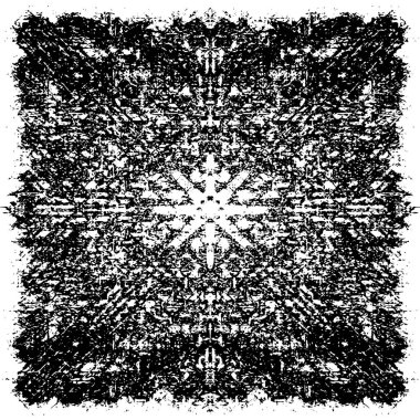 Siyah beyaz dokusunda sıkıntılı bir arka plan. soyut vektör illüstrasyonu. 