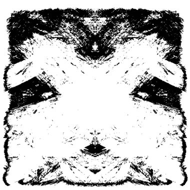 Siyah beyaz dokusunda sıkıntılı bir arka plan. soyut vektör illüstrasyonu. 