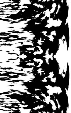 Siyah beyaz dokusunda sıkıntılı bir arka plan. soyut vektör illüstrasyonu. 